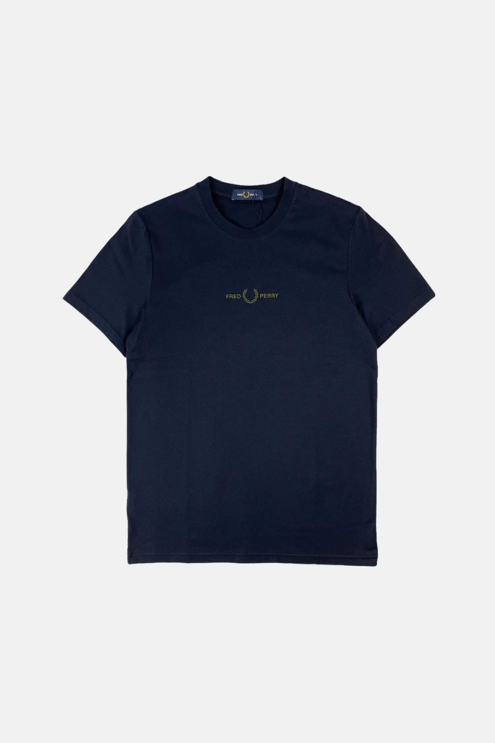 futbolka fred perry embroidered navy 1