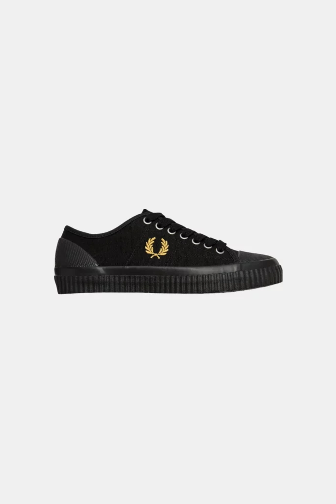 kedy fred perry hughes low canvas black 1