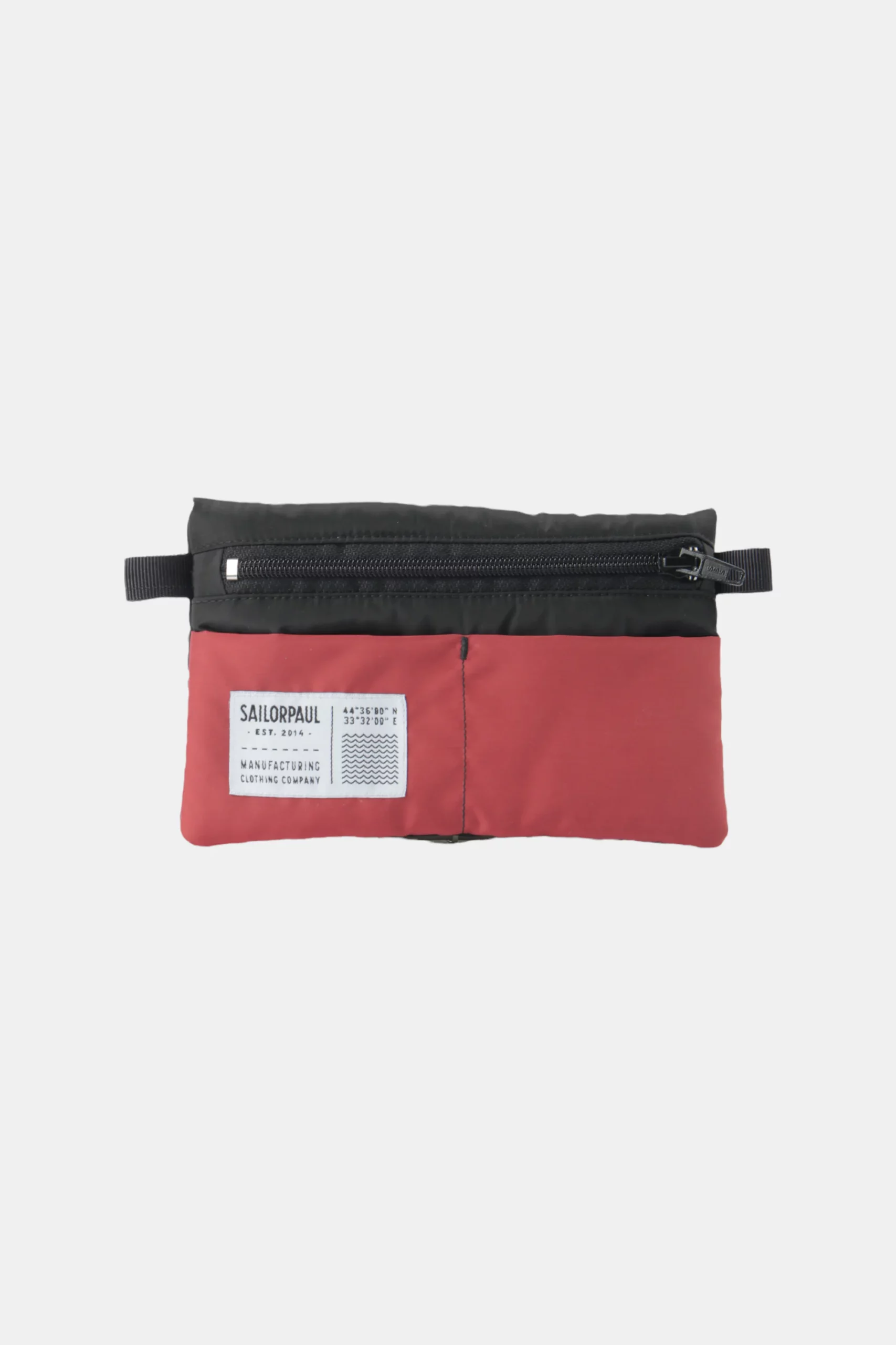 koshelek sailorpaul nylon 2 pocket red black 1