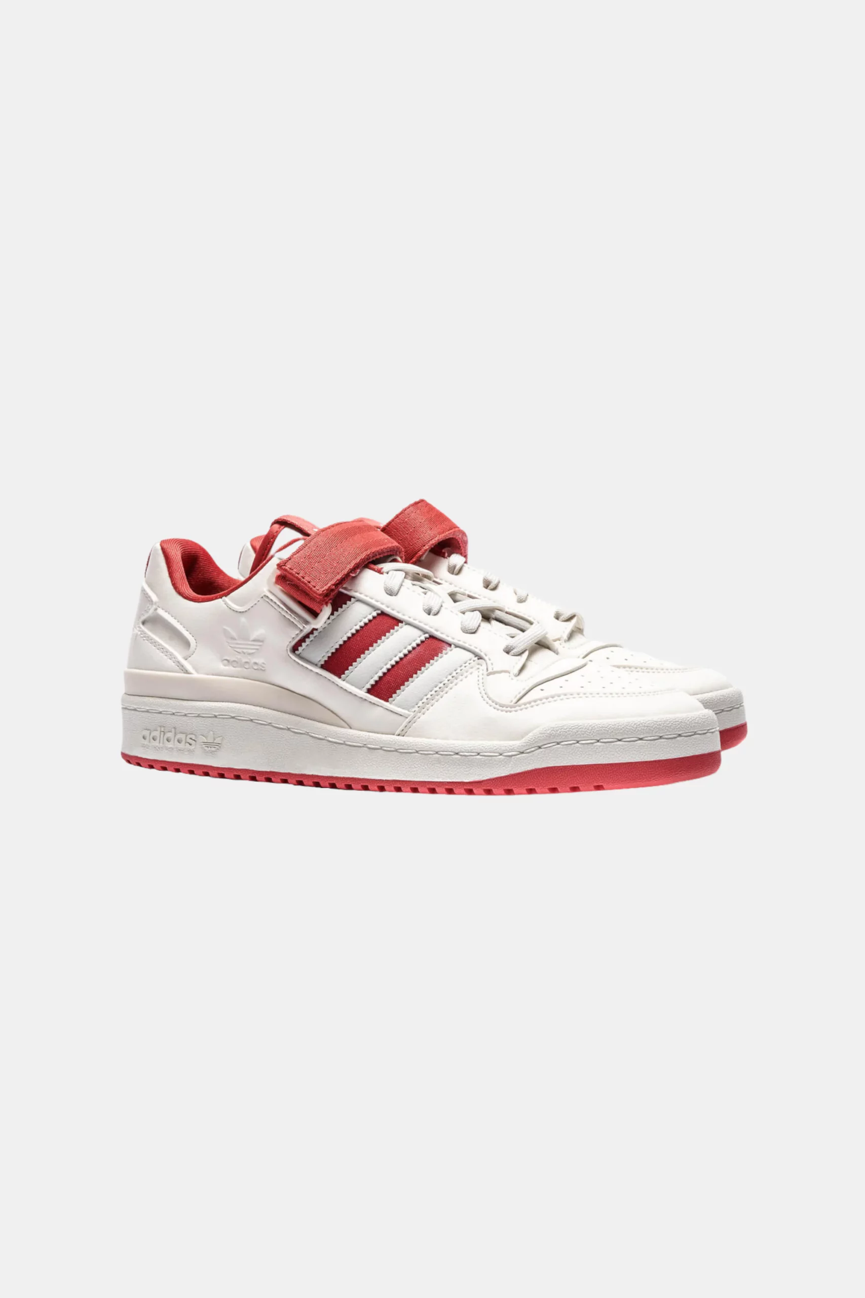 krossovki adidas forum low white red 2