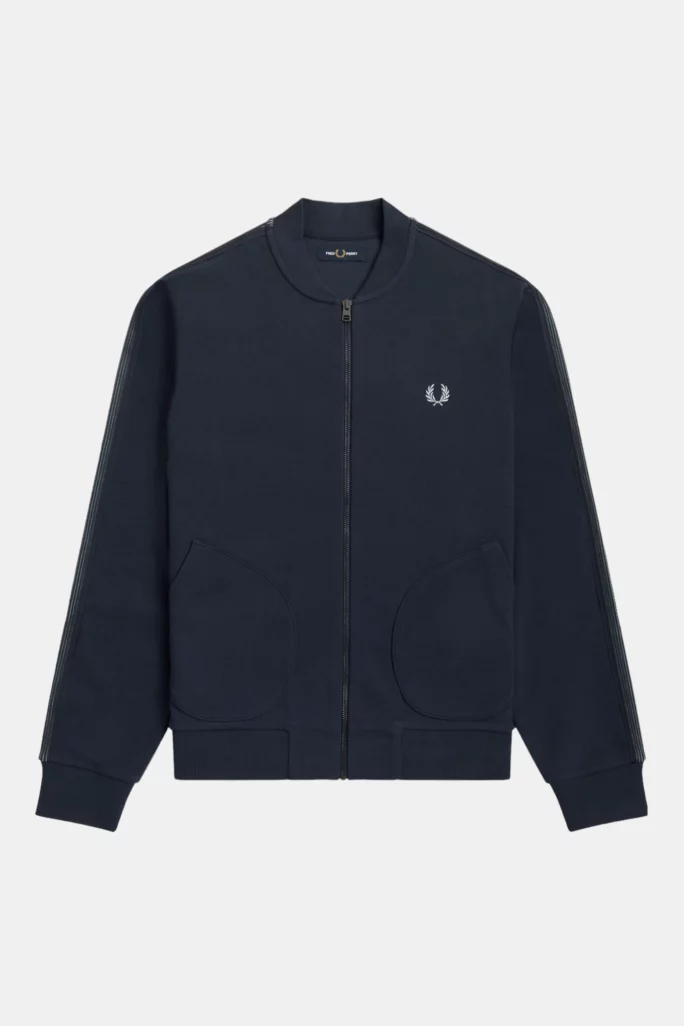 olimpijka fred perry knitted taped shaded navy 1