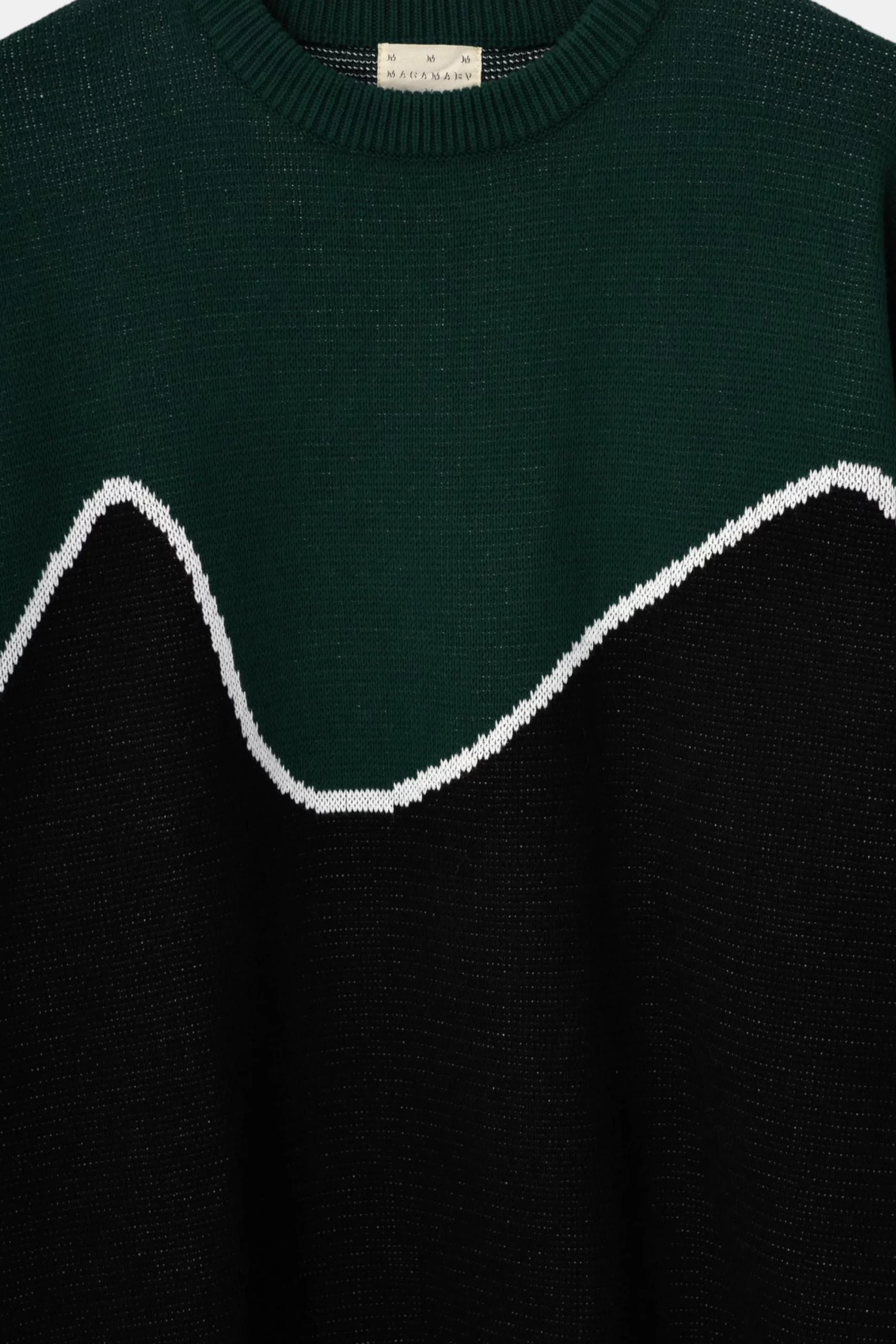 sviter magamaev big knit black green 2
