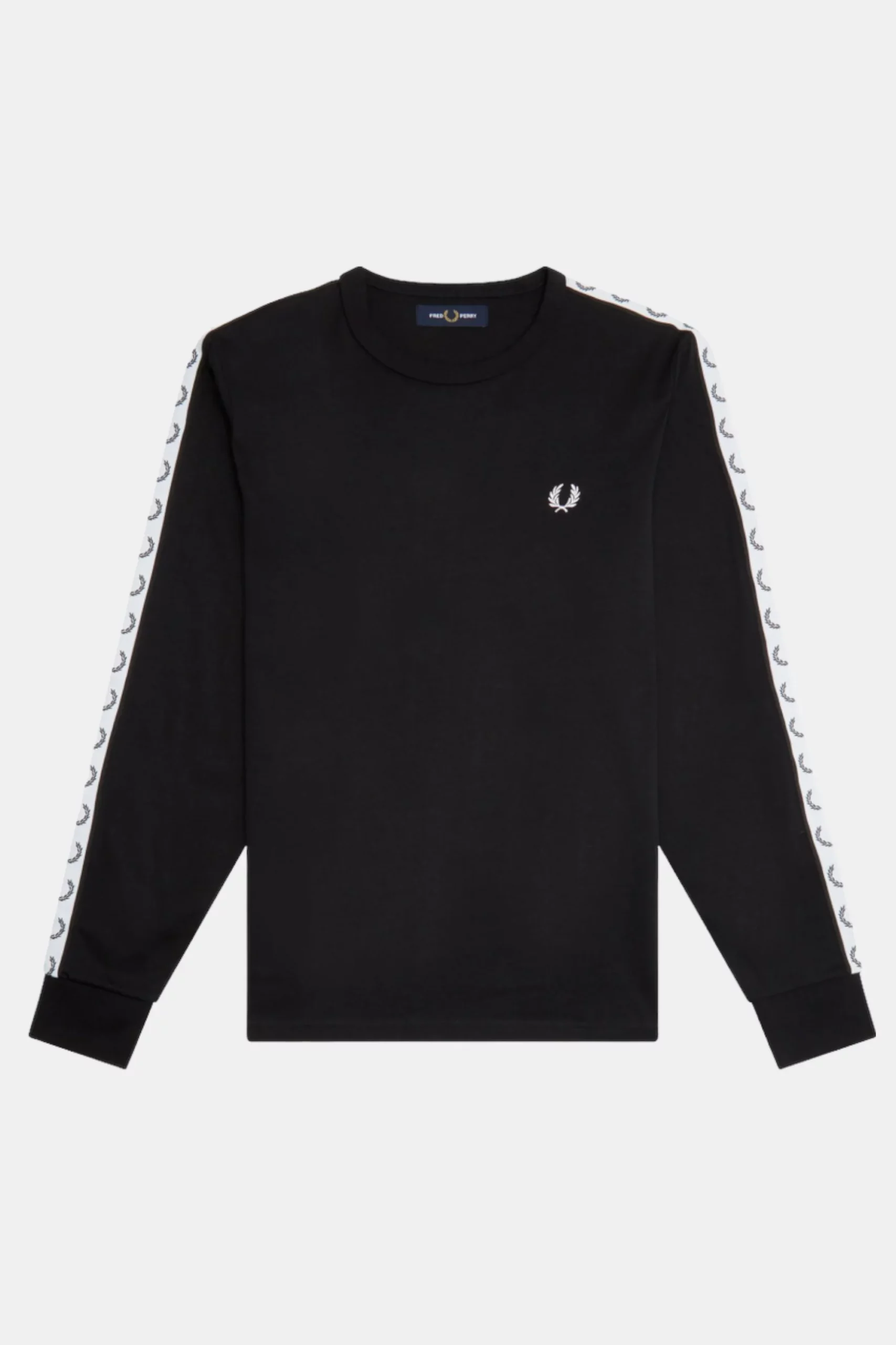 longsliv fred perry taped black 1