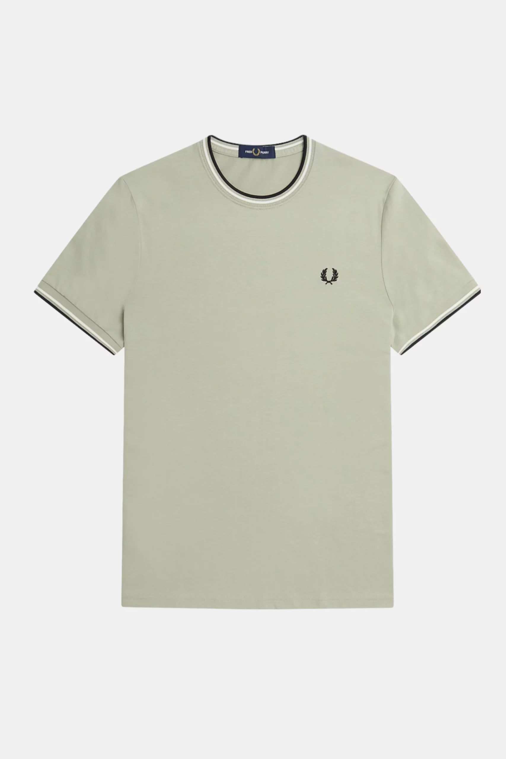 futbolka fred perry twin tipped seagrass 1