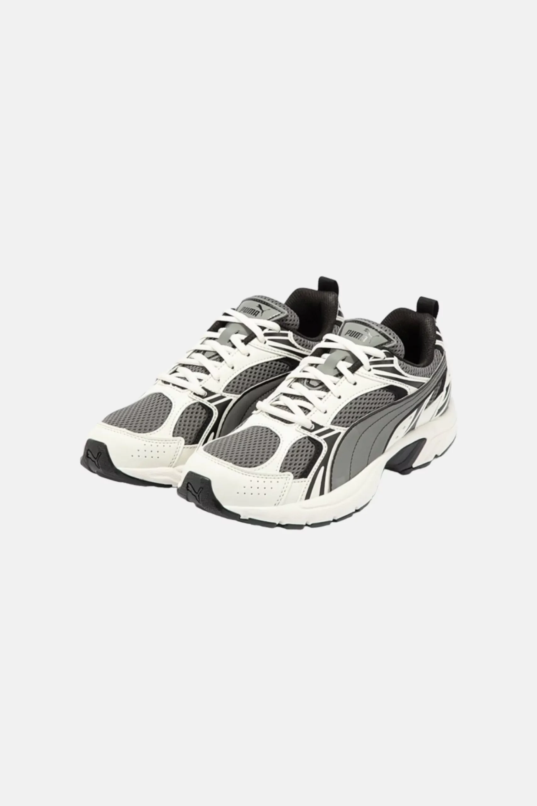 krossovki puma milenio white steel grey limestone 2