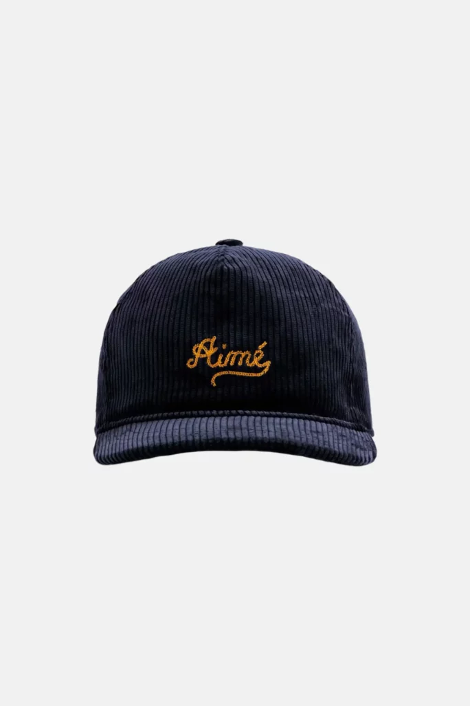 kepka aime leon dore corduroy logo navy 1