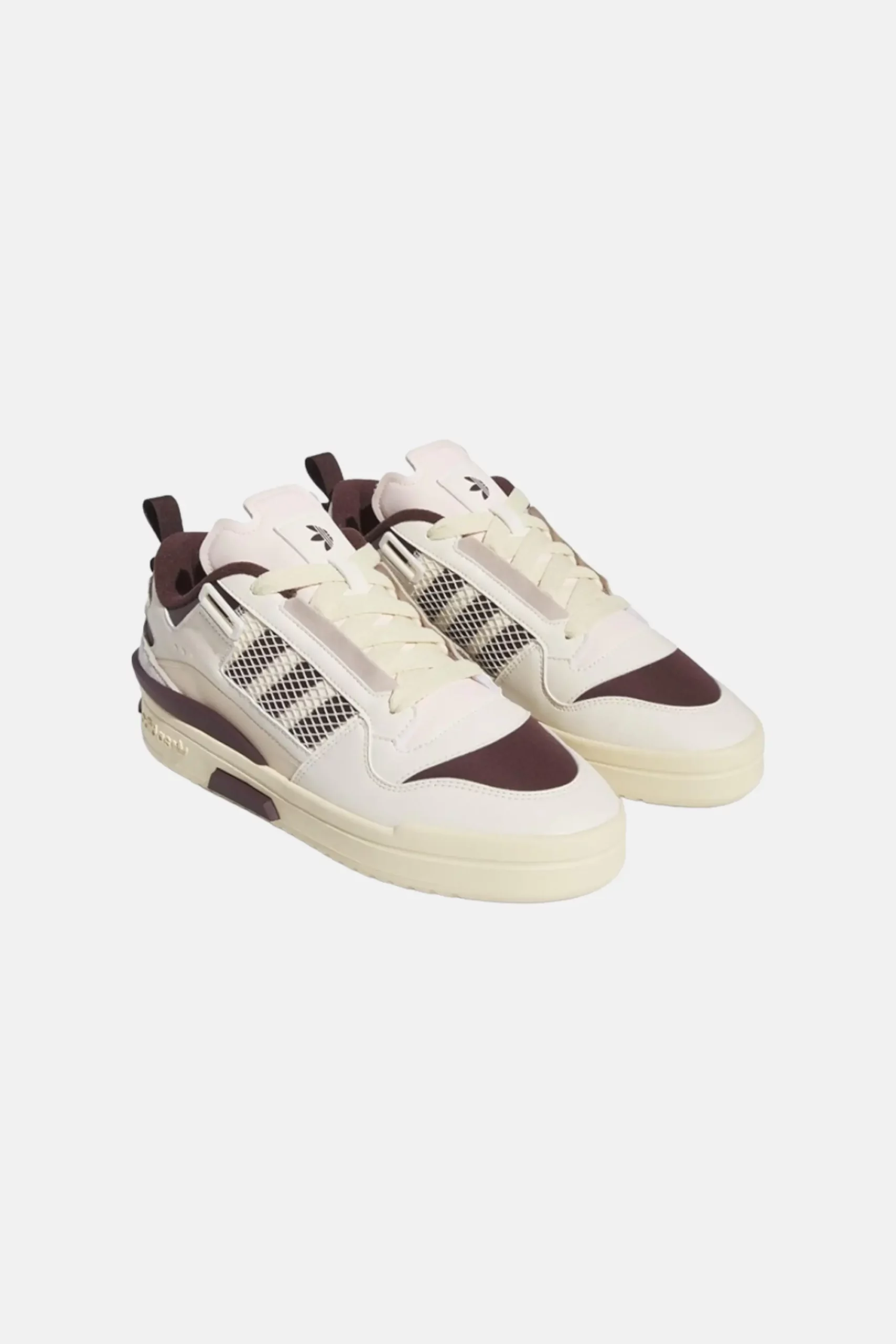 krossovki adidas forum mod low white brown 3