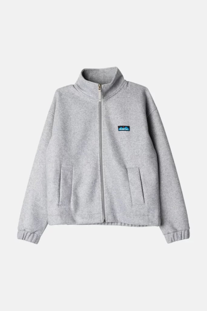 tolstovka kavu amaya fleece grey 1